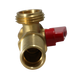 1/2 Inch MIP/Sweat x 3/4 Inch MHT Washing Machine Stop Valve with Hammer Arrestor