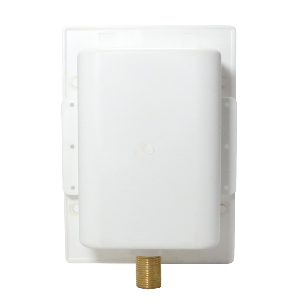 1/2 Inch MIP/Sweat x 3/4 Inch MHT, White with Hammer Arrestor Premium Washing Machine Outlet Box