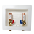 1/2 Inch MIP / Sweat x 3/4 inch MHT Premium Washing Machine Outlet Box with Center Drain