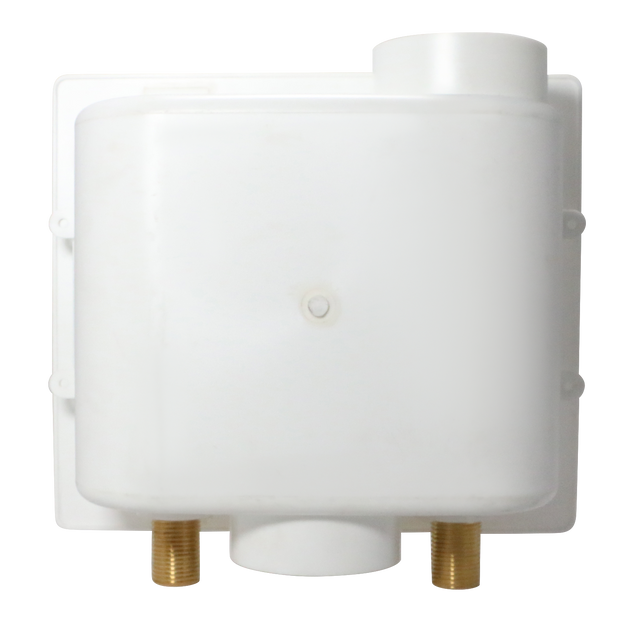 1/2 Inch MIP / Sweat x 3/4 inch MHT Premium Washing Machine Outlet Box with Center Drain