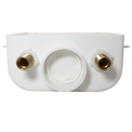 1/2 Inch MIP / Sweat x 3/4 inch MHT Premium Washing Machine Outlet Box with Center Drain