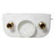 1/2 Inch MIP / Sweat x 3/4 inch MHT Premium Washing Machine Outlet Box with Center Drain