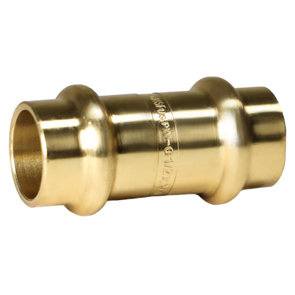  Press Coupling Measuring 1/2 in x 1/2 in Press Coupling, Brass Specifically Coupling