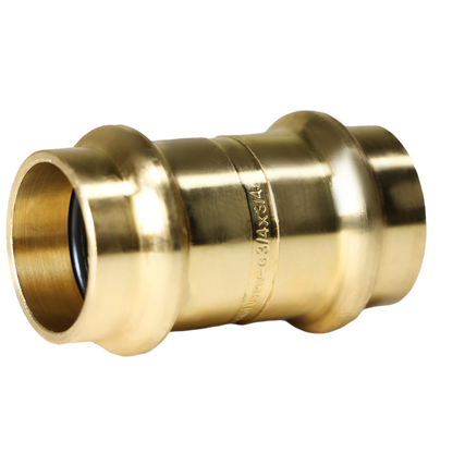  Measuring 3/4 in x 3/4 in Press Coupling, Brass Specifically 