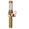 1/2 Inch MIP/Sweat x 3/4 Inch MHT Washing Machine Stop Valve with Hammer Arrestor