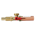 1/2 Inch Pex-A Expansion x 3/4 Inch MHT Premium Washing Machine Outlet Stop Valve with Hammer Arrestor Red Handle