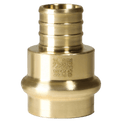 3/4 inch PEX-B Barb Crimp x 3/4 inch Press Coupling