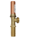 1/2 Inch MIP/Sweat x 3/4 Inch MHT Washing Machine Stop Valve with Hammer Arrestor