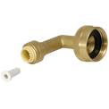 Push-to-Connect 3/8 Inch X 3/4 Inch GHT Dishwasher Elbow