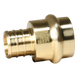 3/4 inch PEX-B Barb Crimp x 3/4 inch Press Coupling