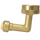Push-to-Connect 3/8 Inch X 3/4 Inch GHT Dishwasher Elbow