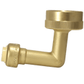 Push-to-Connect 3/8 Inch X 3/4 Inch GHT Dishwasher Elbow