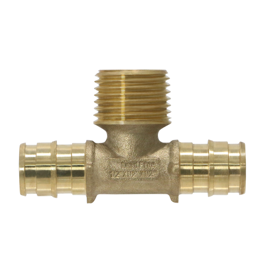 1/2 Inch Pex-A Expansion Male NPT Tee