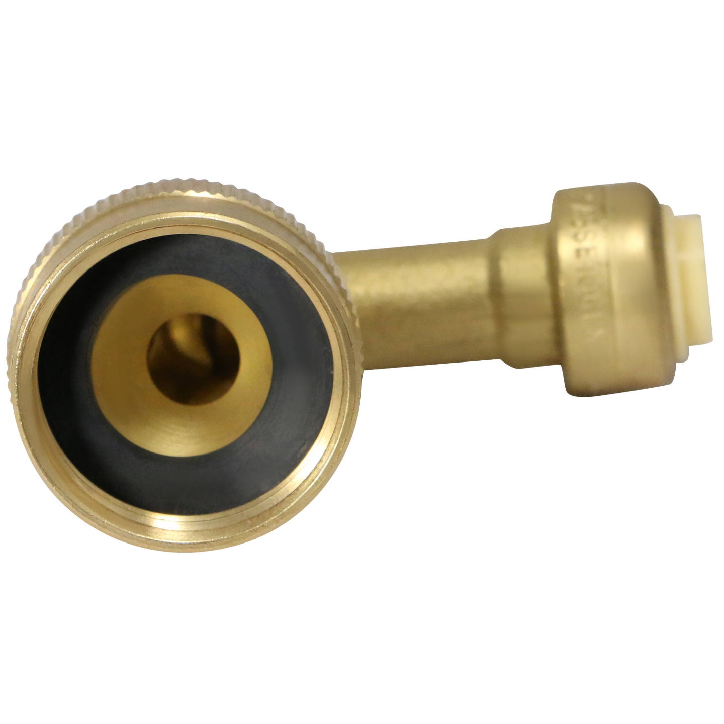 Push-to-Connect 3/8 Inch X 3/4 Inch GHT Dishwasher Elbow