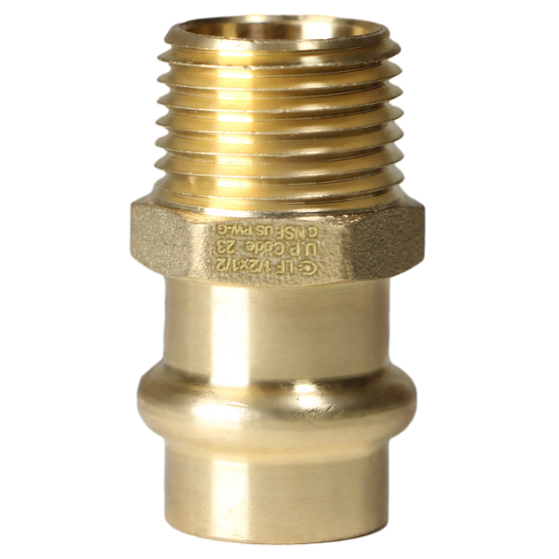 1/2 Inch Press MNPT Coupling