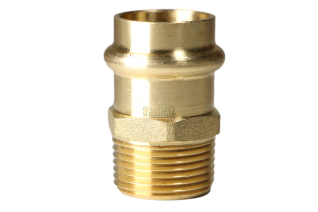 3/4 Inch Press Male MNPT Coupling