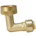 Push-to-Connect 1/4 Inch x 3/4 Inch GHT Dishwasher Elbow