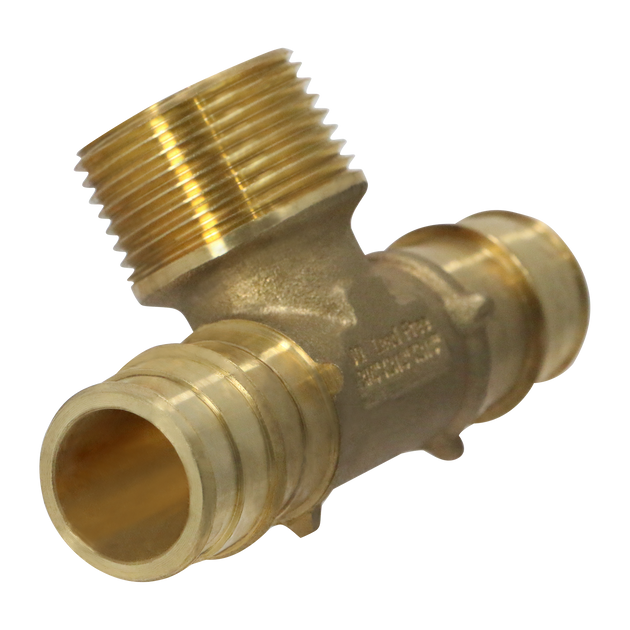 3/4 Inch Pex-A Expansion Male NPT Tee