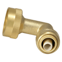 Push-to-Connect 1/4 Inch x 3/4 Inch GHT Dishwasher Elbow