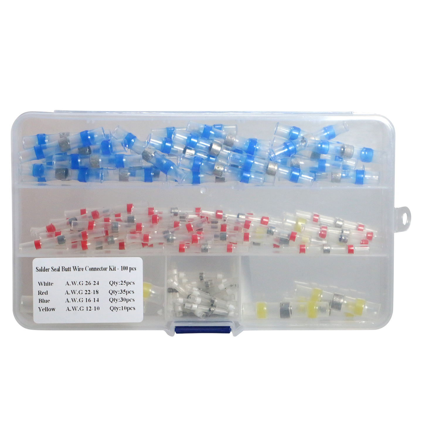 1-Pack 100 Pcs Solder Seal Wire Connector