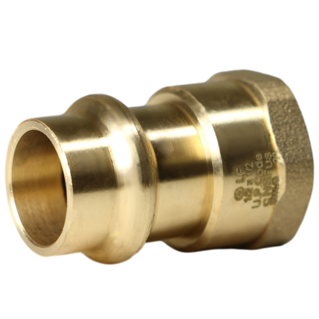 1/2 Press Inch x 1/2 Inch Female NPT Adapter