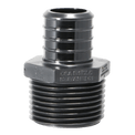 1 Inch PEX-B Barb Crimp x 1 Inch Male NPT Poly Alloy Adapter