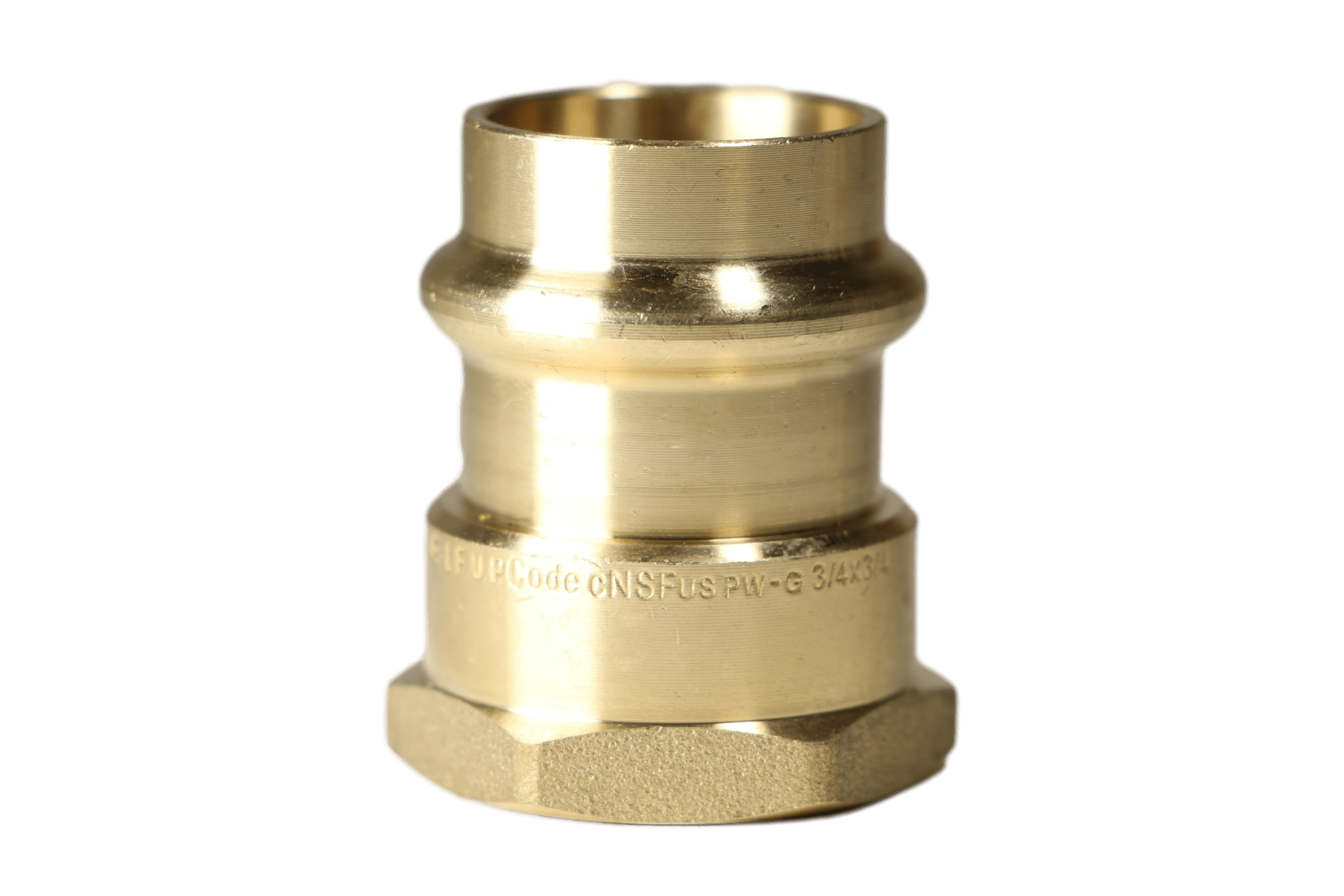 3/4 Inch Press x 3/4 Inch Female NPT Adapter