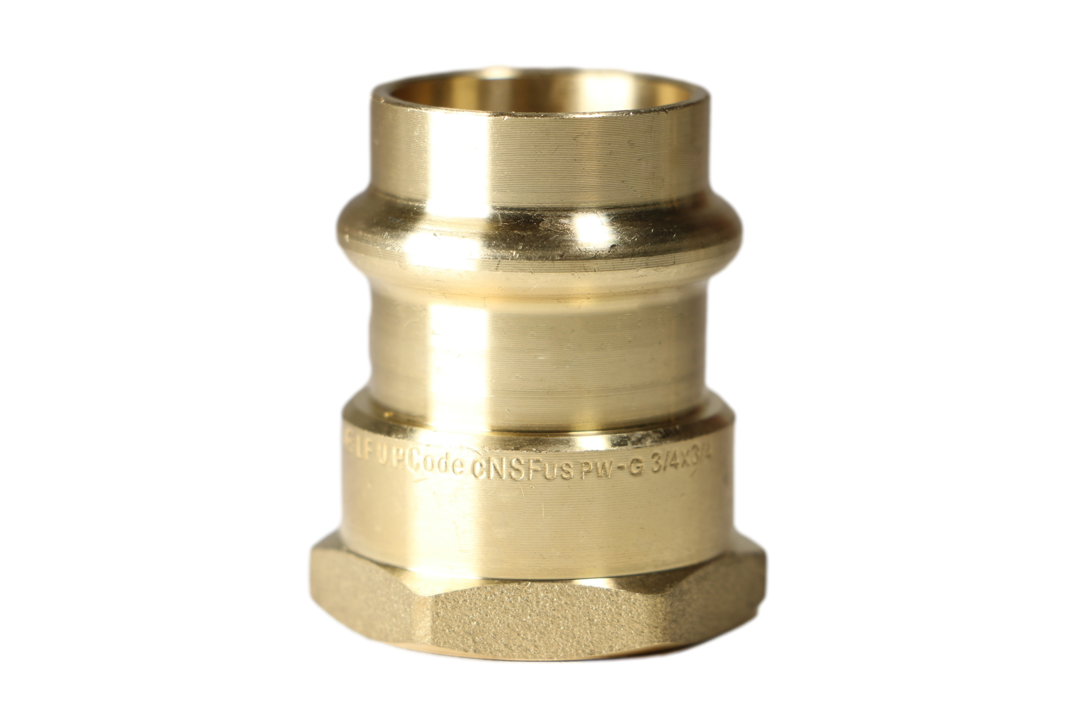 3/4 Inch Press x 3/4 Inch Female NPT Adapter