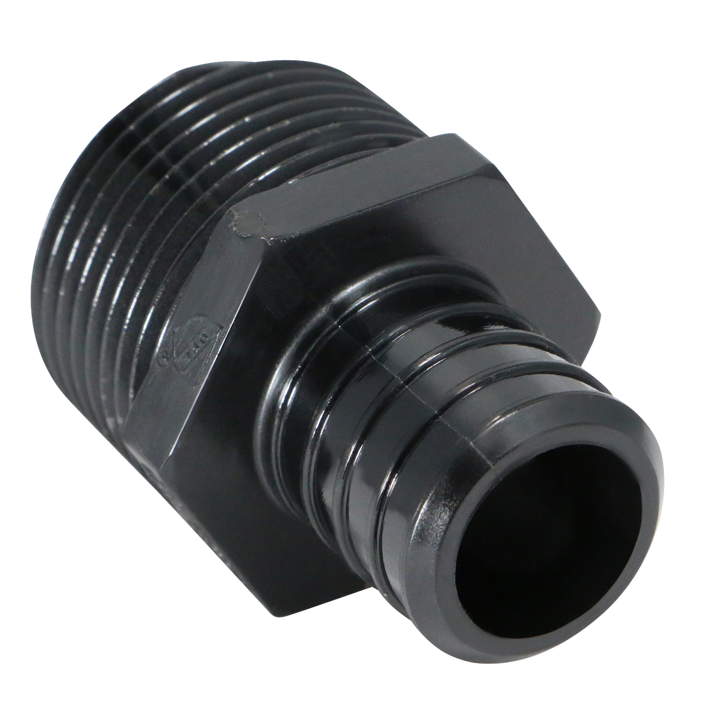 1 Inch PEX-B Barb Crimp x 1 Inch Male NPT Poly Alloy Adapter