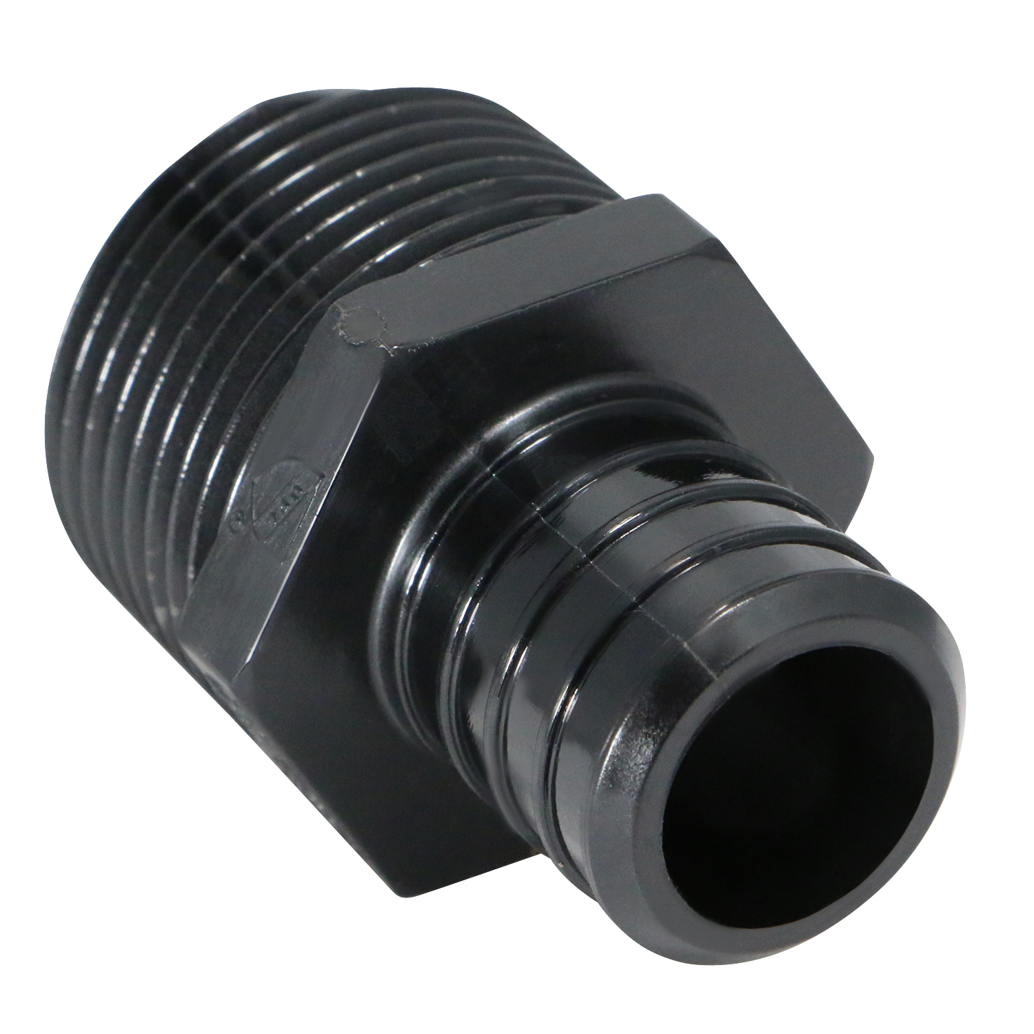 1 Inch PEX-B Barb Crimp x 1 Inch Male NPT Poly Alloy Adapter