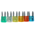 1-Pack 120 pcs- Mini Car Fuses Assortment Kit, Replacement Fuses for Car/RV/Truck/Motorcycle/Boat