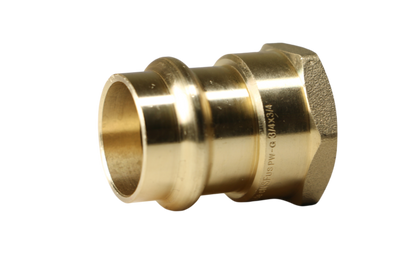 Measuring 3/4 Inch Press x 3/4 Inch Female NPT Adapter Specifically