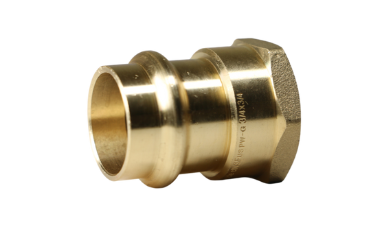 3/4 Inch Press x 3/4 Inch Female NPT Adapter