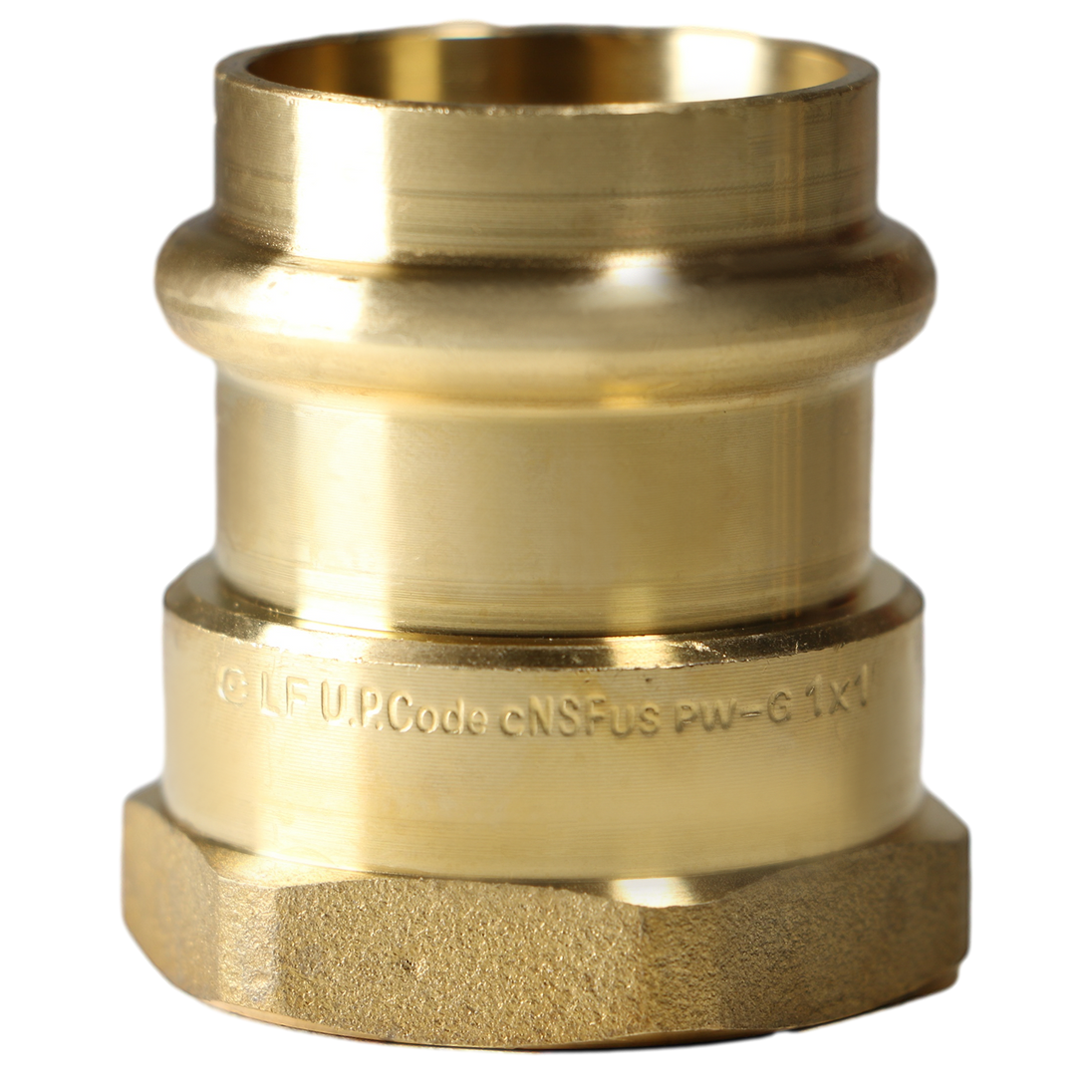 1 Inch Press x 1 Inch Female NPT Adapter