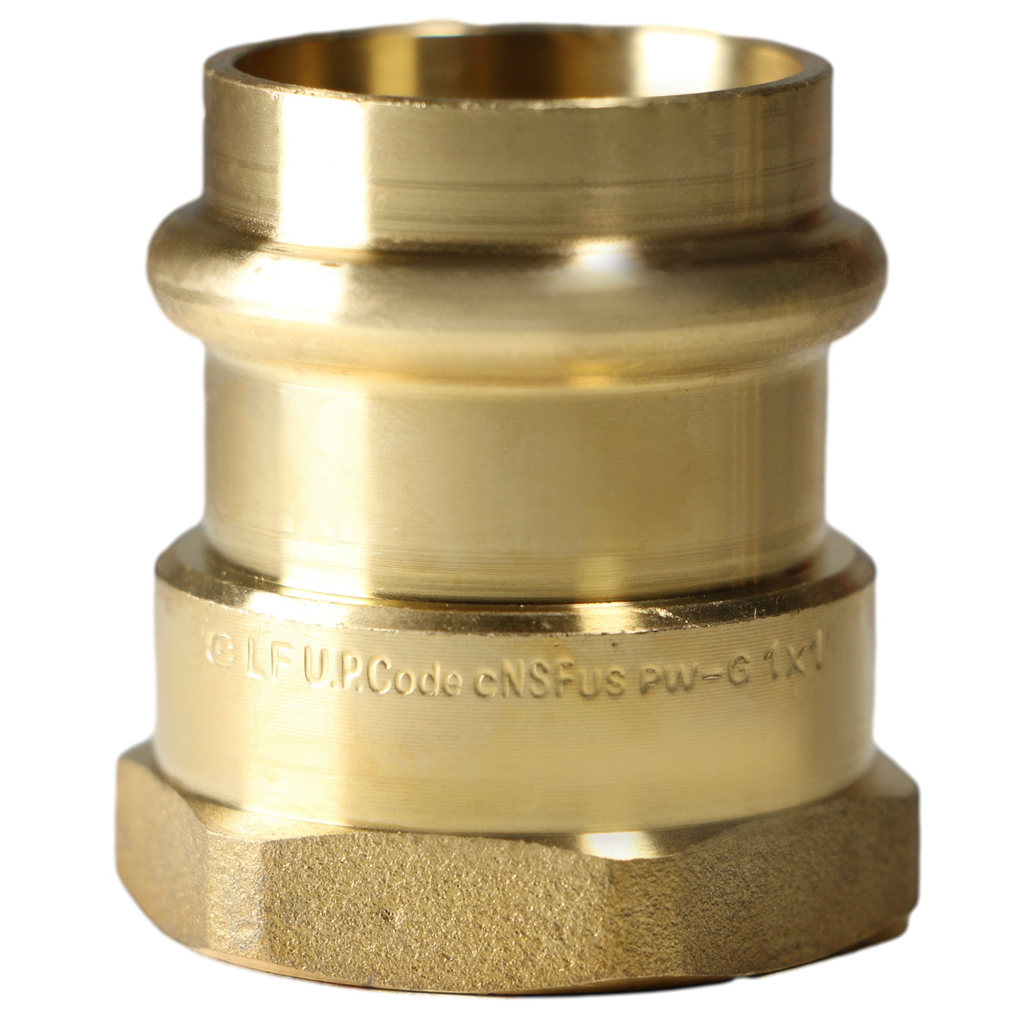Press Female NPT Adapter Measuring 1 Inch Press x 1 Inch Female NPT Adapter Specifically Press Female NPT Adapter