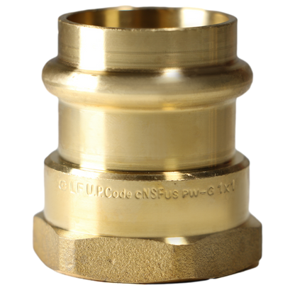 Press Female NPT Adapter Measuring 1 Inch Press x 1 Inch Female NPT Adapter Specifically Press Female NPT Adapter