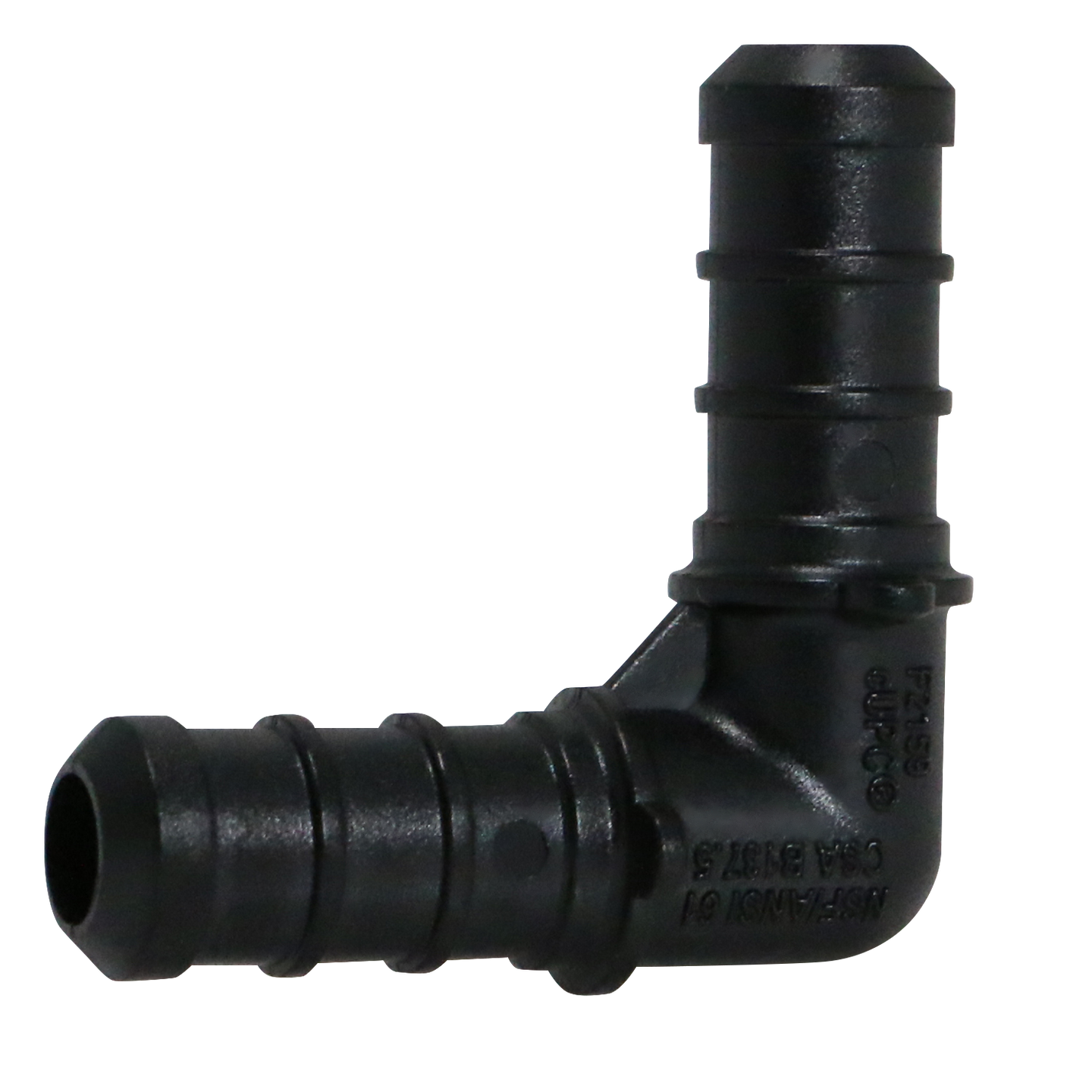 3/8 Inch PEX-B Barb Crimp Poly Alloy Elbow