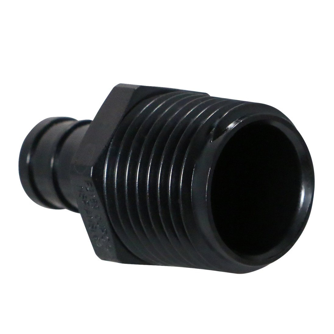 1/2 Inch PEX-B Barb Crimp x 3/4 Inch Male NPT Poly Alloy Adapter