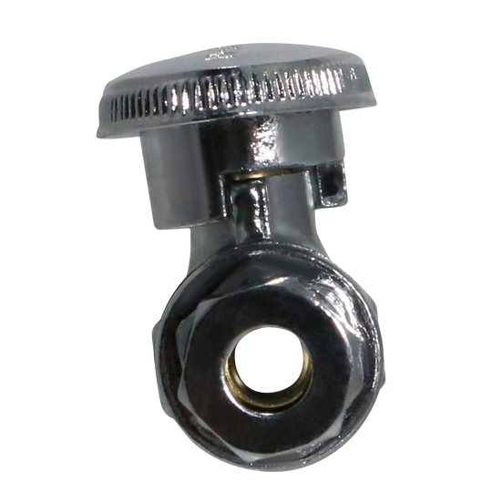 1/2 Inch  PEX-B Barb x 1/4 Inch OD Compression Straight Valve