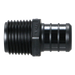 3/4 Inch PEX-B Barb Crimp x 1/2 Inch Male NPT Poly Alloy Adapter