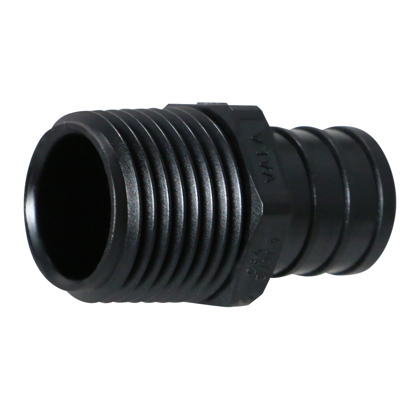 3/4 Inch PEX-B Barb Crimp x 1/2 Inch Male NPT Poly Alloy Adapter