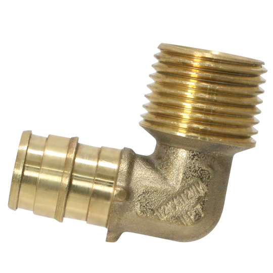 Pex-A Expansion 1/2 Inch x 1/2 Inch Male NPT Elbow