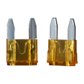 1-Pack 120 pcs- Mini Car Fuses Assortment Kit, Replacement Fuses for Car/RV/Truck/Motorcycle/Boat