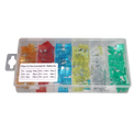 1-Pack 120 pcs- Medium Car Fuses Assortment Kit, Replacement Fuses for Car/RV/Truck/Motorcycle/Boat