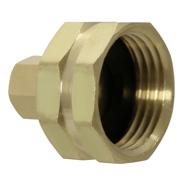 1/4 Inch OD Compression x 3/4 Inch Female NHT with Washer