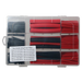 1-Pack 270 PCS Heat Shrink Tubing Kit - 3:1 Ratio Adhesive Lined, Black + Red