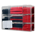 1-Pack 270 PCS Heat Shrink Tubing Kit - 3:1 Ratio Adhesive Lined, Black + Red