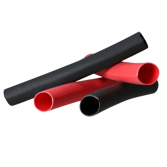 1-Pack 270 PCS Heat Shrink Tubing Kit - 3:1 Ratio Adhesive Lined, Black + Red