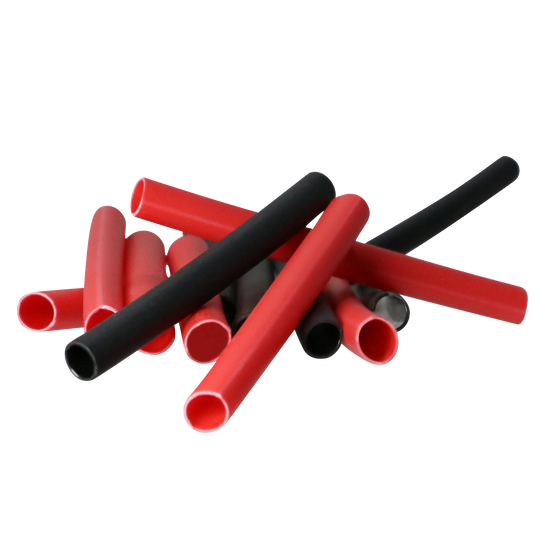1-Pack 270 PCS Heat Shrink Tubing Kit - 3:1 Ratio Adhesive Lined, Black + Red