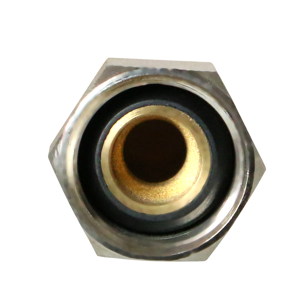 3/8 Inch Compression x 7/8 Inch BC Braided Stainless Steel Toilet Hose, 12 Inch Long